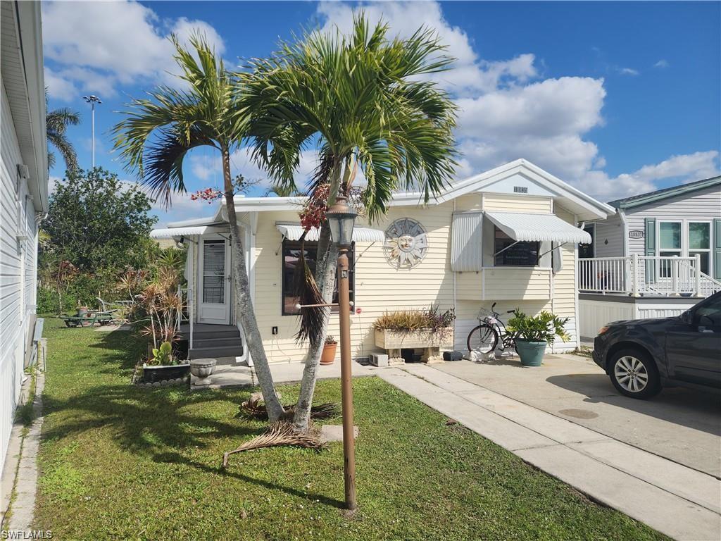 We invite you to experience this beautifully maintained home in Corkscrew Woodlands—Move-In Ready and waiting for you! Enjoy a vacation-style lifestyle in this partially furnished mobile home, nestled within the highly sought-after gated 55+ community. The location is unbeatable, offering convenient access to everything you need while surrounded by a vibrant, amenity-rich neighborhood.

This spacious home features an open-concept layout filled with natural light, creating a warm and welcoming atmosphere. Recent updates include a brand-new A/C unit, metal roof and new kitchen flooring, adding comfort and modern appeal. With low HOA fees, this property offers both value and lifestyle.

Ideally situated near shopping, dining, golf courses, the airport, and major highways—everything you need is just minutes away.

This move-in-ready home is perfect for anyone seeking a relaxed, low-maintenance lifestyle in a welcoming and active community.
Schedule your showing today—this one won’t last!