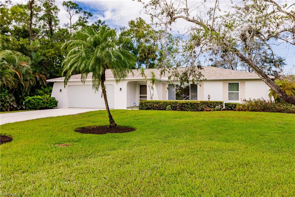 Welcome to Imperial Golf Estates!  With owner entrances from Hwy 41 AND Livingston Rd., Imperial Golf Estates is one of the most conveniently located communities in North Naples.  Imperial is a low density, guard gated community built on the beautiful and non-mandatory membership Imperial Golf & Country Club course.  Tasteful homes on large lots with low fees that are served by some of Collier County's newest and highest rated schools make Imperial Golf Estates a great family neighborhood or an ideal snowbird destination for the winter.  
1925 Imperial Golf Course Blvd. is a 3 bed/2 bath pool home that sits at the back of a short cul-de-sac on an oversized third of an acre lot.  The home has been very well maintained with a new roof in 2018 and new carpet in the bedrooms, and it offers a large screened and partially covered pool deck to make the most of SW Florida outdoor living.