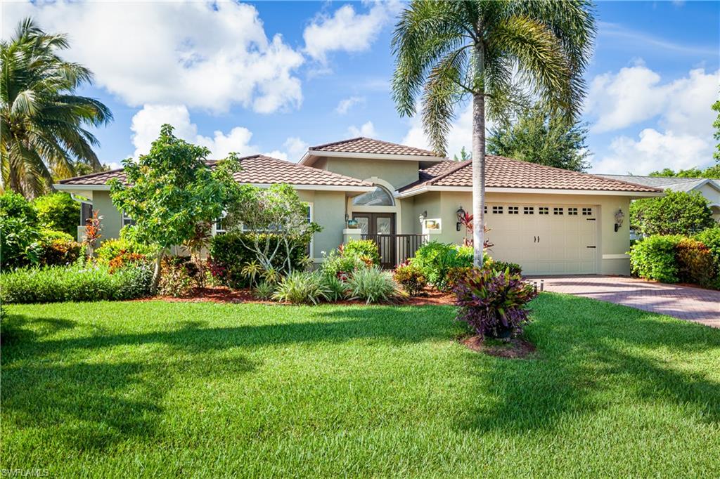 Its all about the kitchen in this spectacular one of a kind Courtyard home. The alluring oversized lanai and custom pool make relaxing a top priority.  This home was designed for livability, capturing the tranquility of the outdoors with the eight foot pocket sliding doors in every room opening to the lanai.  Enjoy effortless entertaining in your brand new fantastic kitchen.  Showcased features include a new metal roof with a 50 year warranty, new water heater, A transferable Home Tech Warranty, two car garage, handsome wood inlay tray ceiling in great room, spacious cabana suite with wood floors and full bath. The attractive well manicured magazine cover worthy front yard greets you as you arrive to this four bedroom three full bath hidden gem.