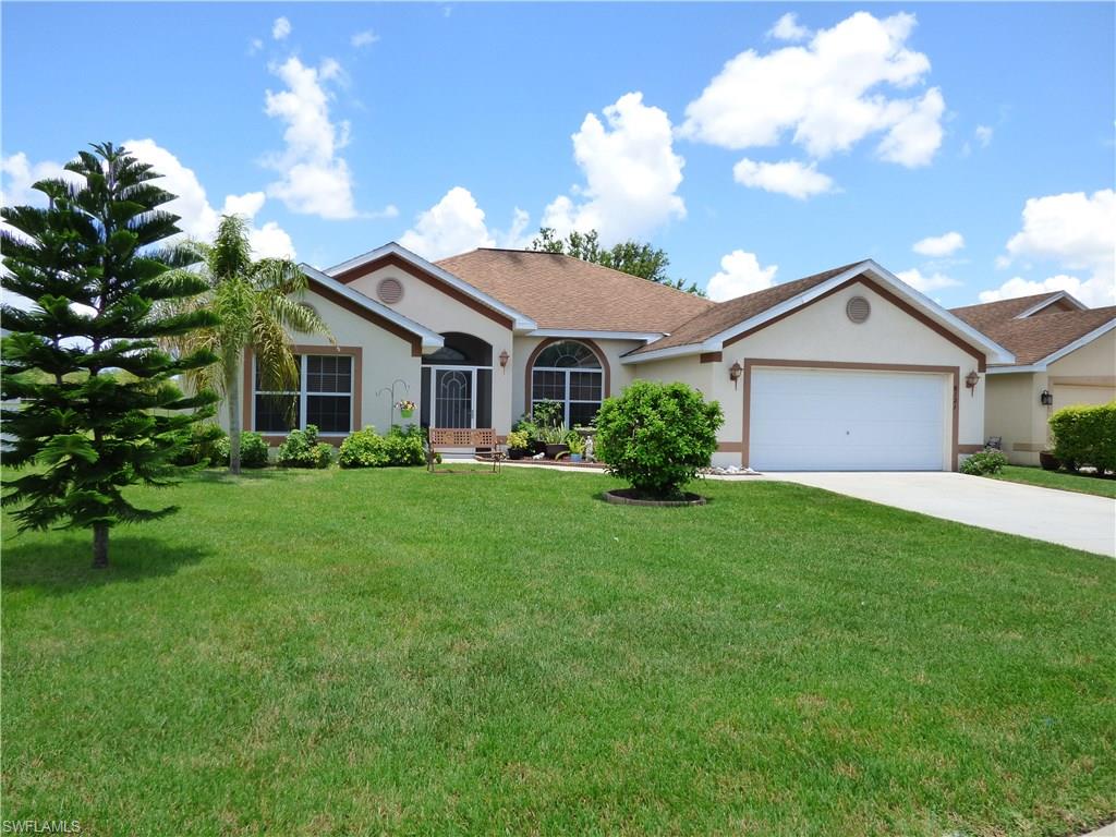 Almost 2,400 square feet of living area, well maintained, 4 large bedrooms plus a large den, tile throughout, freshly painted exterior, cathedral ceilings, walk in closets in all bedrooms, built in shelving in guest bedroom, ceiling fans in every room, dual sinks in guest bath with shower tub combo, plant shelves, new efficient A/C installed in 2013, all newer GE appliances in kitchen with extra cabinet space, soft close cabinet doors, breakfast bar, pantry, breakfast nook/eat in kitchen, large formal dining room/ den, indoor laundry room with GE washer and dryer included, spacious master bedroom with windows overlooking the preserve and garden area,re-tiled walk in shower, two walk in closets, in ground pool and spa installed 2011, beautiful outdoor space with screened lanai and pool overlooking the preserve for privacy, two lanais one open one screened, open pool area with spa overflowing into pool, fenced pool area, beautifully landscaped with tranquil setting in backyard, automatic two car garage, sellers will pay new buyers one time $1,000 capital assessment to Town Lakes,gated community with guard at gate. Don’t miss this large one-of-a kind pool home in beautiful Town Lakes!