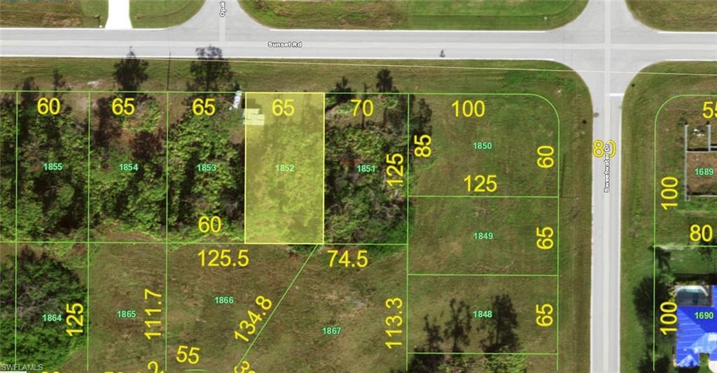 CITY WATER & SEWER AVAILABLE!! No HOAs, deed restrictions or CDDs!!! Not in a zone requiring scrub jay mitigation per the county website 03/02/26 - please reconfirm during due diligence. Conveniently located to shopping, dining, banking and all that sunny Port Charlotte has to offer. New construction is everywhere you look and you can be part of the action. Information about local builders is available upon request. Also great for self directed IRAs, 401Ks and other investment portfolios. 6.9 MILES TO THE ENGLEWOOD BEACH!