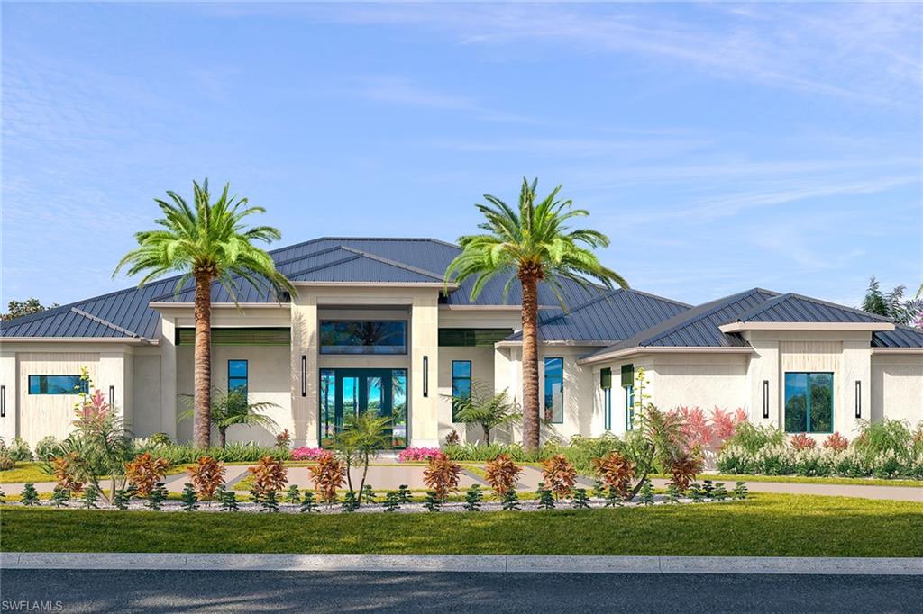 In Pine Ridge Estates Bonura Custom Homes, celebrated for its hospitality and custom craftsmanship, presents an elegant residence in collaboration with Clive Daniel Home. This testament to luxury and functionality caters to refined aesthetics. The estate is designed with the discerning homeowner in mind, featuring a chef's kitchen that caters to culinary exploration and a hidden butler's kitchen for seamless entertainment. The heart of the home is accentuated by a striking floor-to-ceiling glass wine room, merging form with function and serving as a focal point for gatherings. The outdoor area features a resort-style pool, spa and kitchen in lush surroundings. Enhanced by city water. A luxurious two-story guest house with a two-car private garage and elevator highlights Bonura's dedication to indulgent spaces and bespoke quality, ensuring guest privacy and comfort. This home is more than just a living space, it's a haven of sophistication and tranquility. It offers a unique chance to embrace a lifestyle defined by luxury, comfort and impeccable design in one of Florida's most sought-after communities. Close to beaches, 5th Avenue, Artis Naples, nightlife and shopping.