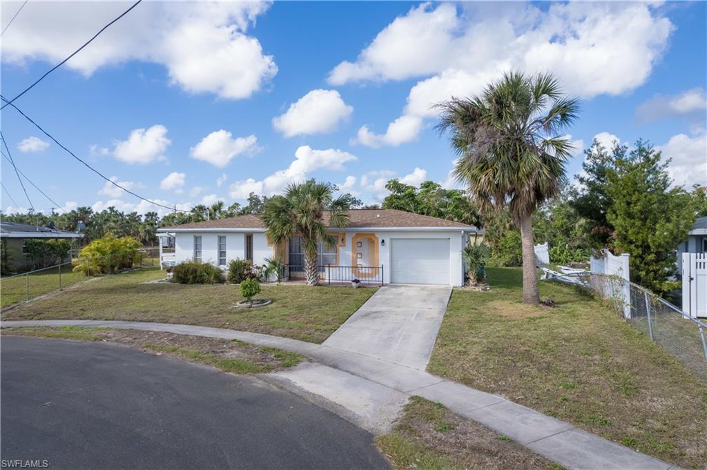 WATERFRONT HOME with lots of nearby restaurants, shopping, beaches and boat ramp! Sit back on the porch and enjoy the view and fishing the freshwater canal in your backyard. Large mature trees on both sides of the canal provide lots of shade and privacy and you will also have your very own avocado tree. - Under the carpet you will find Terrazzo Flooring throughout the home. This two bedroom two bathroom block home features a large screened in porch overlooking the canal. Roof was just replaced in 2022 and newer water heater, range, table top microwave, and washer/dryer. Attached one car garage as well as an attached carport to provide additional parking as well as storage shed with ample storage space. Home is just a short 10 min drive to the up and coming SunSeeker Resort, Punta Gorda Famed Restaurant Row, and Port Charlotte Town Center Mall. 25 mins to the Atlanta Braves Spring training, Fisherman's Village and only a few minutes to the nearest public boat ramp. Less than 45 mins to the Aqua Waters and Sugary Sands of the Boca Grande and Englewood Beach It's time to stop dreaming & Start Actually Living your Sunshine Dreams!