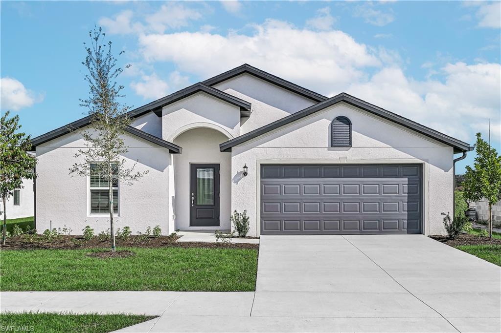 Home is under-construction and the expected completion date is May 22. The Estero plan by LGI Homes is a spacious one-story retreat located within the picturesque community of Cape Coral North. This home features an open concept floor plan, 4 bedrooms and 2 full baths complete with unbelievable upgrades including energy-efficient Whirlpool® appliances including a refrigerator with ice maker, spacious granite countertops, 36” upper cabinets with crown molding, undermount kitchen sink, Moen® faucets, convenient outlet with USB charging capability, brushed nickel hardware and an attached two-car garage with a WiFi-enabled garage door opener. The Estero showcases a master suite with a large walk-in closet, a spacious family room and a dining area, as well as a covered back patio and front yard landscaping. Cape Coral also provides residents with easy access to the best shopping, dining and entertainment Fort Myers has to offer.