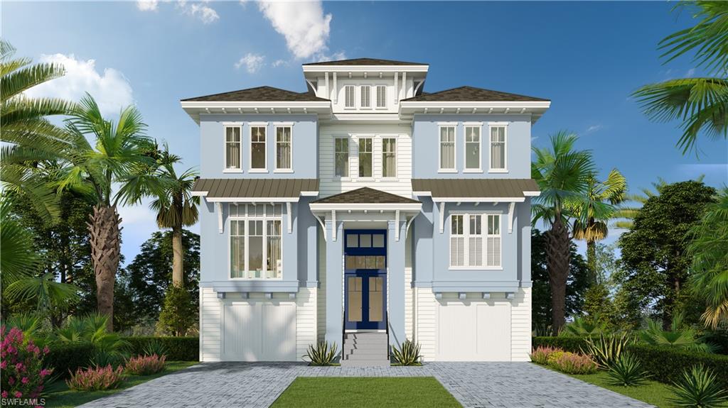 One or more photo(s) has been virtually staged, AI generated or rendered.  Experience an exceptional opportunity to own a stunning custom-built waterfront home by Burns Construction, perfectly positioned on Pompano Bay in the coveted Isles of Capri.  Enjoy direct, open access to the Gulf from your private covered boat dock—ideal for boating enthusiasts and those who crave the Southwest Florida lifestyle.  Spend your days exploring Keewaydin Island, Marco Island, Goodland, and Naples, then return home to unwind by your private pool and spa as dolphins glide through the bay and breathtaking sunsets paint the sky.  This thoughtfully designed three-story residence offers approximately 3,300 square feet of air-conditioned living space, complemented by a spacious three-car garage with ample storage.  Inside, you’ll find four bedrooms and four full bathrooms, along with an open-concept main living area on the second floor.  The chef’s kitchen is beautifully appointed with premium all-gas appliances, perfect for entertaining.  Three covered lanais provide panoramic water views from every level, creating seamless indoor-outdoor living and the perfect setting to relax or host guests.  The Isles of Capri is one of Naples’ best-kept secrets—a charming waterfront community where life moves at a more enjoyable pace.  With four local restaurants, including the iconic The Island Gypsy, you can hop on your golf cart for a casual dinner or take your boat to nearby waterfront dining destinations.  Don’t miss Sundays at Stan’s Idle Hour, known for its lively music and unforgettable atmosphere.  Exciting growth is underway with the new Capri Harbor marina, featuring over 55,000 square feet of indoor dry storage for boats up to 50 feet, a total of 165000 sq ft  along with approximately 80 wet slips—an incredible addition for boating enthusiasts.  Best of all, there’s still time to personalize your finishes—work directly with the builder to make this home truly your own.