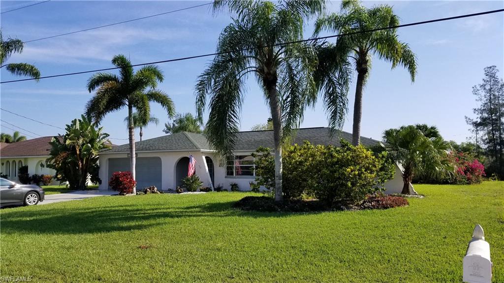 Buyer's financing fell through....Seller's open to all offer's "BEST PRICE" , "NO FLOOD ZONE" waterfront Cape Coral home situated on Serenity Lake with 4 1/2 miles of canals. Perfect for fishing, boating and kayaking. A beautiful sanctuary type setting, with your own private concrete dock for tying up your boat, or just sitting and enjoying Florida's natural wildlife. This home has an open floor plan, featuring living room, dining room, three bedrooms two baths. With separate dining area and a breakfast bar. French doors open off the dining area, kitchen and master bedroom onto the screened & tiled lanai, giving you an incredible view of paradise! The refrigerator, stove, & dishwasher,  are only two years old! New roof in 2014, and plenty of room for a pool! Home is vacant and ready for showings... Inspection report available..... Call today for the best buy in Cape Coral!