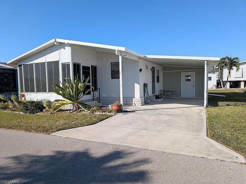 Welcome to this charming and newly refreshed home located in the highly desirable 55 + community of Pine Island Cove. This property has been thoughtfully updated with new kitchen cabinets, countertops, flooring, a new shower, and an efficient mini-split A/ C system, giving the home a clean modern feel from the moment you step inside. The layout offers comfortable living spaces with plenty of natural light, making it an ideal full-time residence or seasonal retreat. The updates throughout provide peace of mind and move in readiness. Outside, enjoy all that Pine Island cove is known for-Gulf-access boating and a friendly, active lifestyle. Residents have access to a community boat ramp with Gulf Access, fish cleaning station and boat washout area, making it easy to spend your days on the water. There is also RV and boat storage, a dog park, picnic area, and a full calendar of activities including pickleball, bocce ball and social clubs for every interest. Just minutes from the bay and Gulf, this location is perfect for enjoying some of SW Florida's best fishing, exploring the outer islands or relaxing at the beaches. It is close to all the dining, shopping and island events Pine Island has to offer. You own your land and the HOA is only $160.00 per month.