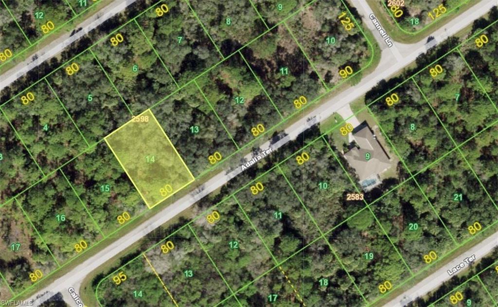 No HOA, deed restrictions or CDDs!!! Not in a Scrub Jay habita per the CHarlotte County website- please reconfirm during due diligence. Don't wait until demand exceeds supply!! This great buildable lot in beautiful Port Charlotte is just waiting for you!! This is nearly a quarter of an acre of the sunny Florida dream by. Although out in the scenic Florida landscape, this lot is still conveniently located to shopping, dining, banking, etc. New construction is everywhere you look and you can be part of the action. Information about builders available upon request. Also perfect for self-directed IRA's, 401K's and other investment portfolios.