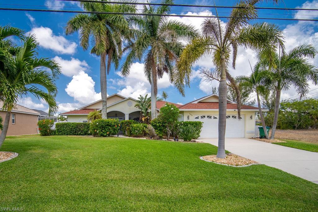 OPPORTUNITY KNOCKS!!! BEAUTIFULLY APPOINTED AND MAINTAINED GULF ACCESS POOL HOME IN THE HIGHLY DESIRED SW CAPE CORAL AREA! ENJOY YOUR MORNING COFFEE OVERLOOKING THE INTERESECTING CANAL VIEWS FROM THIS SPACIOUS LANAI. THIS HOME HAS EVERYTHING YOU NEED!!! MOVE-IN READY!! FEATURES INCLUDE, ROOF IN 2016, UPDATED MASTER AND GUEST BATHROOMS, UPGRADED KITCHEN W/ GRANITE COUNTERS, A/C & TILED GARAGE, HURRICANE SHUTTERS, BOAT LIFT, TILE THROUGHOUT, AND SO MUCH MORE!!! CALL TODAY FOR YOUR PRIVATE VIEWING THIS WILL NOT LAST!!!!!
