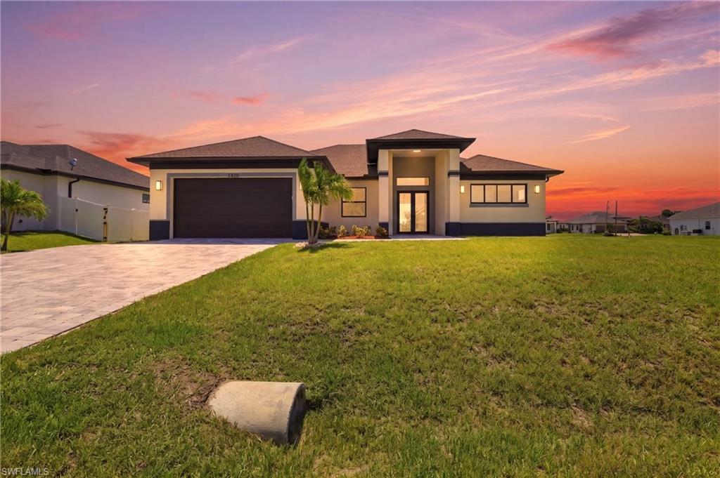 Where refined design, quality craftsmanship, and an unbeatable location come together. This beautifully appointed 3-bedroom, 2-bath residence offers a bright, open-concept layout filled with natural light, creating a clean, airy atmosphere complemented by sophisticated finishes and a timeless, modern color palette.
Designed for both everyday living and effortless entertaining, this home showcases thoughtful upgrades throughout, including an extended paver driveway, epoxy-coated garage floor, EV charging outlet, and a **tankless water heater** for enhanced efficiency and convenience.
Location is where this home truly shines. Nestled in one of Northwest Cape Coral's most desirable and rapidly growing areas, you'll be less than one mile from **Tropicana Park and the highly anticipated **7 Islands Project—one of Cape Coral's premier waterfront developments expected to bring waterfront dining, shopping, entertainment, a marina, and more. Boating enthusiasts will appreciate being just minutes from two Gulf-access public boat ramps, while the charming waterfront community of Matlacha, often referred to as Cape Coral's own "Little Key West," is just a short drive away, offering vibrant local restaurants, boutiques, fishing, art galleries, and some of Southwest Florida's most picturesque sunsets.
Whether you're searching for a full-time residence, seasonal retreat, or investment in one of Cape Coral's fastest-growing corridors, this home offers the perfect combination of modern comfort, luxury-inspired finishes, and an exceptional lifestyle. No Hoa.