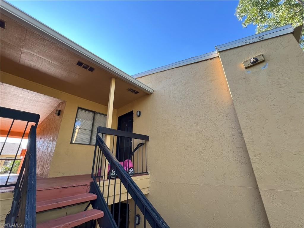 Spacious 1-bedroom, 1-bath top-floor condo in Village Creek, ideally located in the heart of Fort Myers with the added privacy of no neighbors above. This unit offers an assigned parking space plus ample guest parking and presents a fantastic opportunity for investors or buyers looking to add their personal touch. With just a little TLC, this condo is ready for a new owner to update and make it their own. Conveniently located near Edison Mall, downtown Fort Myers, dining, shopping, I-75, Fort Myers Beach, and RSW Airport. As an added bonus, the seller will pay the special assessment in full at closing, making this an exceptional value and opportunity—schedule your showing today!