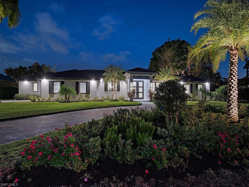 Ease and simplicity within the coveted setting of the Moorings within minutes to the Gulf of Mexico! This completely reimagined residence offers exceptional finishes throughout including European wide plank white oak floors, Taj Mahal quartzite countertops, Dacor appliances, 9 1/2 ft ceilings in main living areas, surround sound throughout, Control 4, fabulous outdoor living area with kitchen, pool bath, automated screens, pool facing east and west with integrated spa and sun shelf that is highly privatized surrounded with lush landscaping! This residence is the most centrally located West of US-41 between the Ritz Carlton/ Shops at Mercato and the iconic downtown 5th Avenue S and 3rd Street S… Not to forget the highly anticipated opening of the new Four Seasons minutes away as well as Venetian Village, Waterside Shops, Artis Naples, and your access to the private Moorings Beach for a nominal annual fee! There is also availability at the Moorings Country Club for golf enthusiasts! This phenominal opportunity allows you all Naples has to offer and within minutes from your residence. You can take your Golf Cart to the beach, downtown, and all around being west of US-41!!!!