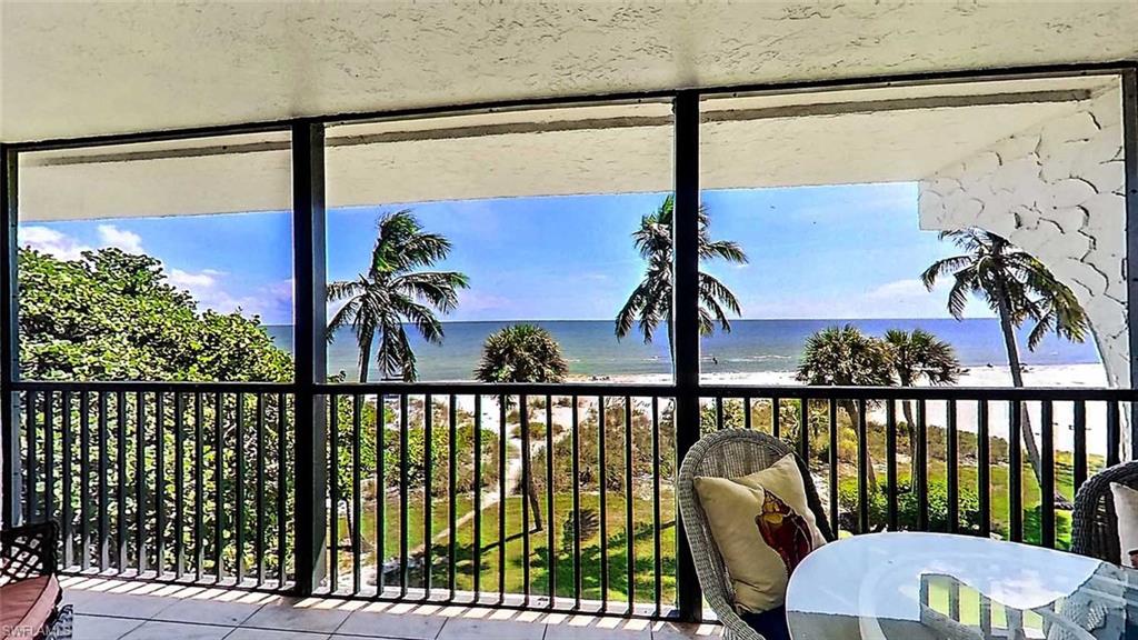 Reach out and touch the gulf at least it feels like your that close.  Amazing 3 bedroom 3rd floor corner unit..  Master bedroom retreat showcasing sliders opening to an expansive lanai allowing the sound of the gentle waves to lull you to sleep.  Totally remodeled and furnished by professional designer.  All impact windows.  Pointe Santo offers a sparkling beachfront heated pool and hot tub, lush landscaping, tennis, shuffleboard and BBQ grills.  750 feet of beach allows for incredible shelling.