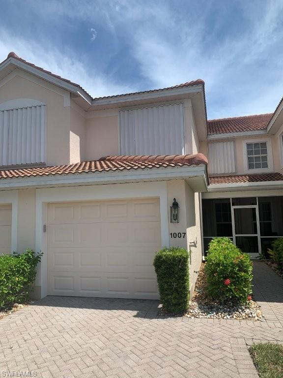 This stunning, 1,378 sq. ft. ground-floor end unit in the gated community of Sabal Pointe at Majestic Palms is available for year-round occupancy as-is furnished, partially furnished, or unfurnished! Bathed in beautiful natural light, the spacious layout includes 2 bedrooms, a versatile den/bonus room, 2 bathrooms, an eat-in kitchen, a formal dining room, a single-car garage, and abundant storage space galore. The interior is elegantly appointed with crown molding, plantation shutters, ceiling fans, tiled main areas, and carpeted bedrooms. All kitchen and laundry appliances are warranted, and the primary suite features a walk-in closet and an ensuite bathroom with a step-in shower, seat, and grab bars, while the guest bedroom offers a PranaSleep adjustable bed and an adjacent shower/tub combo. Outside, a private screened lanai with electric storm shutters offers lovely lake and landscaping views with direct access from the living room, kitchen, and primary bedroom. Conveniently located just steps from the community pool and spa, this coach home is close to shopping, dining, entertainment, grocery stores, schools, and just a short drive from famous SWFL beaches! The rent fully includes water, sewer, trash, basic cable, internet, lawn care, and gate/amenity access, though pets and smoking are strictly prohibited. Don’t miss your chance to live in paradise year-round!  The application Fee is $100 PER ADULT. One-time lease administrative fee of $225. Please note that properties within an Association may have an additional application process, will be subject to additional fee(s), and an additional approval process.