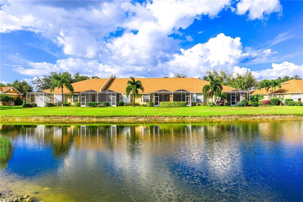 RARE FIND,  LAKE FRONT  WITH ATTACHED GARAGE,  that  backs up to Arrow Head golf course and lake for a world class view. This home boasts of numerous upgrades to include custom full length mirrors,  crown molding and chair rail , neutral paint job, window treatments, ceiling fans, storage, newer HVAC & water tank. For those of you who are golfers, Heritage Greens is a golf community on a public course designed by Gordon Lewis. So you get to golf without the high community golf assessments & memberships, you pay as you golf. Finally, this community has 2 pools, and a hot tub, tennis courts, a play ground, a bar grill, and a pro shop. FHA, USDA, VA