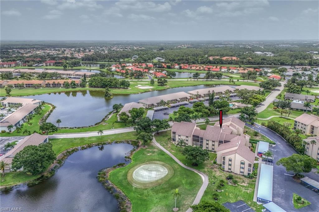 This first floor 2 Bedroom, 1 Bath condo is located in the Cross Creek Country Club Golfing Community. You have prime location with no age restriction, bundled golf, and this specific unit includes covered parking, plus impact resistant windows and sliding glass door. This residence features wood-look laminate floors, new kitchen appliances with solid surface counters, new bath vanity, new baseboards, new interior paint, new closet doors, tub/shower combo, perfect for soaking in the bath, bathing little ones, or small pets. Come enjoy the SWFL lifestyle by swimming at 1 of 2 community pools or participate in a game of golf, tennis, pickleball, or bocce, and then cook a meal with community under the cabana with gas grills and seating near the condo pool. Conveniently located off Daniels Pkwy, with easy access to shopping, dining, entertainment, hospitals, RSW International Airport, 2 spring training stadiums, and the sunny beaches of SWFL. After shopping and dining within minutes from your door, come home to open your nice screened lanai, capturing all the natural beauty from Florida’s year-round sunshine and privacy trees, or relax and entertain from the kitchen and open living space as you feel the breeze during sunsets. Whether seasonal or year-round resident, this place offers a chance to live in paradise.