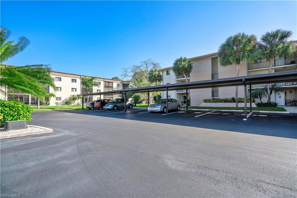 Welcome to the heart of the Villas. This spacious 2-bedroom end unit is NOT in a 55+ community. This open floor plan has a large living area allowing plenty of room for dining. The split bedrooms each have their own bathrooms. There is no shortage of storage space either. This home has a spacious, screened Lanai with new tile to enjoy the Southwest Florida breeze. Barkeley Square is a tranquil, small, and friendly community with fantastic neighbors. The HOA includes cable, water, and a full range of amenities, including a covered carport, beautiful pool, shuffleboard, tennis, gym, and a lovely clubhouse, all for very reasonable maintenances fees and low taxes. The community is well managed and financially stable. It’s located in the center of south Fort Myers, and you’ll enjoy easy access to shopping, restaurants, entertainment, golf, ballparks, the airport, beaches, and so much more. This unit also has a storage unit for your beach stuff right outside the front door. Laundry is onsite in a common area, and the building has a new elevator (2021), new roof (2021), and fresh paint (2020) – all paid for. You’ll love Barkeley Square. Come join this amazing community.