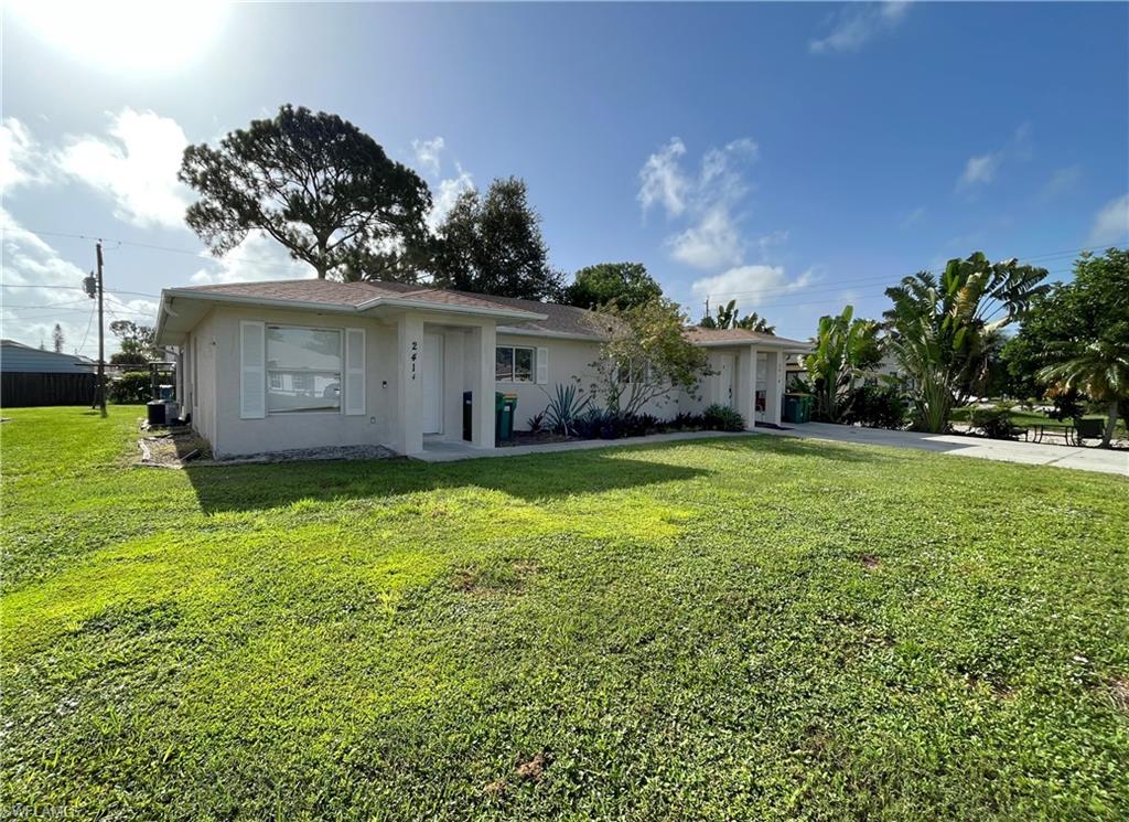 DUPLEX IS TENANT OCCUPIED SO PLEASE ALLOW 24 HOURS NOTICE TO MAKE APPOINTMENT. 
AS MUCH AS I WOULD LIKE TO, I JUST CAN'T ACCOMODATE SHORT TERM SHOWINGS.

This unit is a duplex in the popular Golden Gate area. Each side of the duplex consists of two bedrooms and two baths. So combining both units together, that would be 4 bedrooms and 4 baths total.  It is very easy to rent since there is a great demand for clean two-bedroom two bath units in Naples. Golden Gate city is a neighborhood in Naples, Florida. Golden Gate city features midsize homes, duplexes and other multi-family living developments that are reasonably priced. The community dates back to 1967 and has continued to develop over the years. Currently Air BnB is widely used here in Collier County. This could be very fine income source for the new owners at a much higher rate than the current annual rental rates. The owner recently put a new roof on the property and selected the best quality tiles. Additionally Unit A was recently  painted and is in pristine condition. The unit shows well.