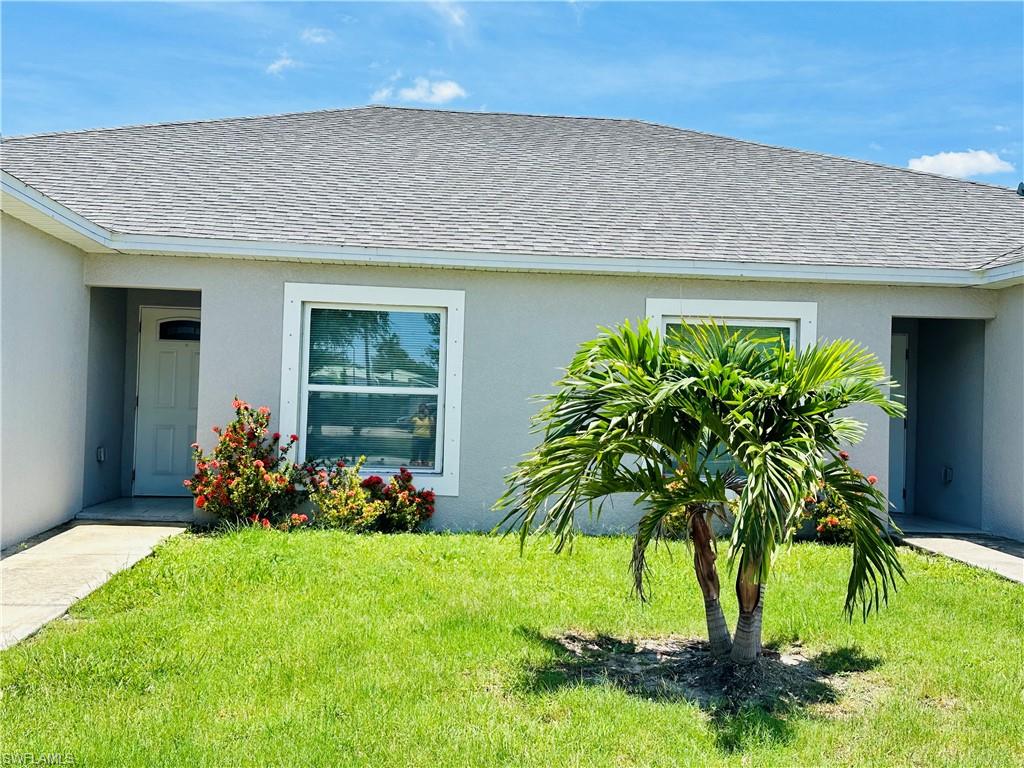 Beautiful 3-Bedroom Duplex for Rent in SW Cape Coral.
Now available in a desirable Southwest Cape Coral location, this newer and well-maintained 3-bedroom, 2-bath duplex offers comfort, space, and beautiful waterfront views.

Step inside to an open and inviting floor plan featuring tile flooring throughout, high ceilings, granite countertops, and stainless steel appliances. The spacious layout is larger than many comparable duplexes and includes additional storage space for your convenience.

The primary suite features double sinks in the bathroom, while the screened lanai overlooks a peaceful freshwater canal—an ideal spot to relax and enjoy Florida living. The property also includes a large backyard and a 2-car garage. Washer and dryer hookups are conveniently located inside the home (appliances not included).

Property Features:
• 3 Bedrooms / 2 Bathrooms
• Spacious open-concept layout
• Tile flooring throughout
• Granite countertops
• Stainless steel appliances
• High ceilings
• Extra storage space
• Double sinks in primary bathroom
• Screened lanai with freshwater canal views
• Large backyard
• 2-car garage
• Quiet neighborhood near schools and local amenities.
Rental Requirements:
• First month’s rent and security deposit required for move-in
• Option to pay the last month’s rent over 6 months
• $100 application fee per household (non-refundable)
• $39.99 background screening fee per applicant (non-refundable)
• Combined household income must be at least 3 times the monthly rent
• Good rental history required
• Credit and background screening will be reviewed. All applicants are subject to credit, background, and rental history screening. Final approval is based on meeting rental criteria and verification of screening results.
• Renters insurance is required for all tenants.Pets welcome with owner approval and a $350 non-refundable pet fee.Landscaping $40/month .Total rent price comes to $1790/month 

Online applications are available, and most approvals are completed within two business days.

Don’t miss this opportunity to enjoy a spacious waterfront home in one of Cape Coral’s most sought-after areas.