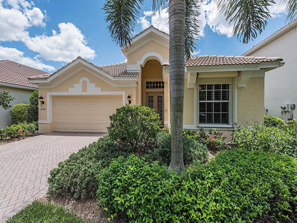 Nature lovers will delight in the serenity of the lush lake views from this well maintained 2 plus den pool home.  This home is sited on a beautiful lot near a cul-de-sac. Recent updates include exterior and interior paint, additional recessed canned lighting with dimmers in family room, master bedroom, and den, Garage Tech shelving, new pool and water heater (2014), washer, dryer and refrigerator (2016) and additional electric storm shutters. Brynwood Preserves is located near the heart of Naples, offering "A" rated schools, and short distance to I-75 ,shopping, entertainment, and restaurants.  A MUST SEE TO APPRECIATE!