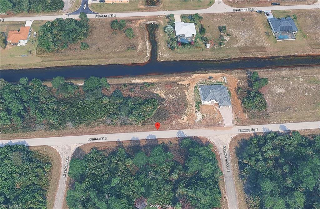 You've just found one of the lowest-priced 1/4+ acre parcels in the desirable southeast area of Lehigh Acres! The seller is offering two side-by-side lots separately totaling nearly 1/2 acre when purchased together, providing extra space and endless possibilities for your future home. A 45-foot-wide canal behind the property offers added privacy, extra breathing room, and a great spot for fishing. An electric pole is located nearby for convenient utility connection. Conveniently located just minutes from elementary, middle, and high schools, golf courses, shopping, and SR-82, you'll enjoy easy access to Fort Myers or head east toward Fort Lauderdale and Miami via Alligator Alley. Whether you're ready to build now or invest for the future, this is an outstanding opportunity. Seller has a total of 8 vacant lots located in S.E. Lehigh that are available in side by side pairs, please see additional remarks for total list of addresses.