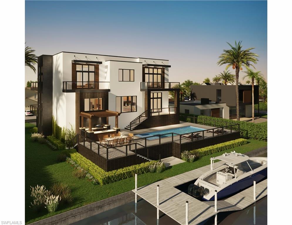 One or more photo(s) has been virtually staged, AI generated or rendered.  Build your dream waterfront home —without the stress. Imagine living steps from the Gulf while enjoying a premium southern exposure in home designed exactly for the way you want to live. This new construction opportunity in Conners at Vanderbilt Beach offers more than an address—it offers a guided path to creating a luxurious coastal residence tailored to your vision. With The ONE Group’s Concierge Construction service, you don’t have to manage the complexities of building. We simplify the entire process—from concept to completion—so you can focus on what matters: creating the life you want in Naples. This planned home features 4 bedrooms and a den, 4.5 bathrooms, a 3-car garage, and a private elevator, along with an open-concept layout, chef’s kitchen with premium appliances, and seamless indoor-outdoor living for effortless entertaining. The expansive lanai overlooks a resort-style pool and spa, offering the perfect place to unwind under the Florida sun. Boaters will appreciate direct canal access with quick navigation to the Gulf of Mexico—an ideal setting for a true waterfront lifestyle. And with Vanderbilt Beach, Mercato, and Fifth Avenue South just minutes away, you’re perfectly positioned to enjoy Naples’ finest dining, shopping, and coastal charm. This is your opportunity to secure a prime waterfront lot and build a brand-new luxury home—supported every step of the way by our streamlined Concierge Construction experience. Owner financing available. Live the modern coastal lifestyle you’ve only imagined until now.