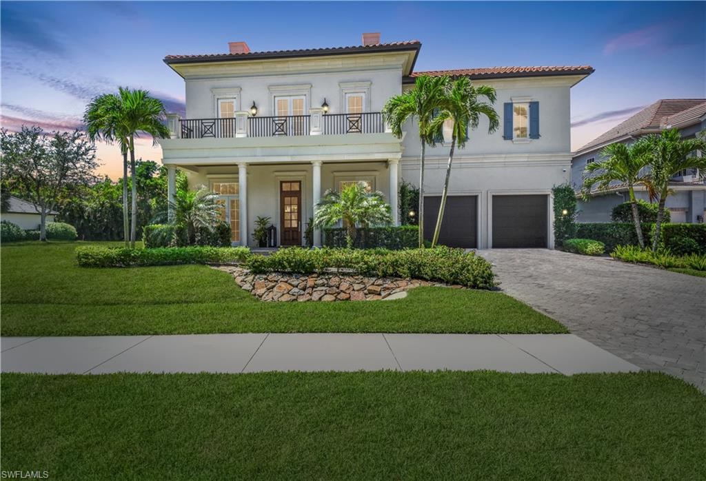 Luxury living in Naples west of Goodlette-Frank Rd and south of Pine Ridge! We have a stunning Borelli built 2-story estate home with Southern exposure and bountiful luxury features throughout. Hemingway Place is a small gated neighborhood that is a very short drive to the beaches that line the Gulf of Mexico. This home offers open concept living w/ great room design, gourmet kitchen w/ massive butler pantry,  formal dining area, first floor master suite, balcony that spans the entire width of the front of the home, 3 guest suites on 2nd floor along w/ loft, laundry closet, & bonus/play room, fully air-conditioned garage, and amazing outdoor living space w/ summer kitchen, pool & spa, and an outdoor fireplace. Come and secure your slice of paradise!