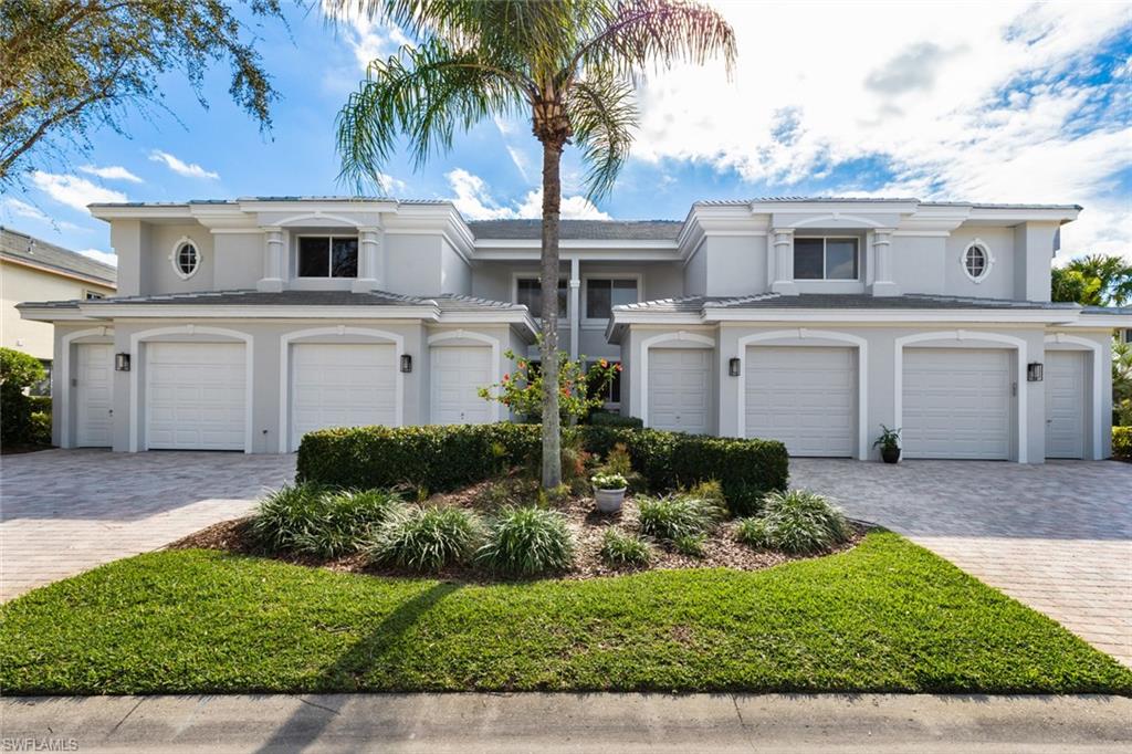 OPEN SUNDAY, FEB 2nd. 2pm - 4pm. Spacious & bright first floor 2 bedroom + den condo offers one of the best views in The Vines.  As soon as you enter this home, you’ll enjoy the view of the water, signature fountain, and recently renovated Estero Golf Course.   The home is warm and inviting including the updated kitchen with white washed maple cabinets, stainless appliances, tiled backsplash, accent lighting, & bar counter.   An open living area has dining and living room that extends into a large enclosed L-shaped lanai.   You’ll also appreciate the updated baths, laundry with sink & cabinets, and plenty of storage and work area in the garage.   Southwind just got new roofs and is updating the exterior with gray paint and white trim to be completed Spring 2020 with no assessment.  Come check out this beautiful condo and all the Estero Country Club has to offer.
