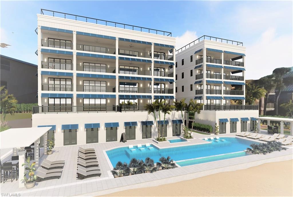 Introducing Gulfside Twelve, a luxury collaboration between Dublin Real Estate Investment Group and award-winning designer, Clive Daniel. Set in a “toes in the sand” location with head-on Gulf and sunset views with 180 feet of beachfront, this new collection presents 12 exclusive residences – with the first of four set for completion in Fall 2023. Designed for live/work/play, they range from 4,700 to 5,100 square feet with 4 ensuite bedrooms, large terraces, 4.5 baths, plus a flex room that can be used as a theater, office, workout space or 5th bedroom. Clive Daniel-designed furniture packages are also available for purchase in two distinct styles. Embrace the SW Florida lifestyle from every angle: take the elevator directly up to your residence, put down your bags and walk out your door, right onto the picturesque white sandy beach! This luxe condo features a resort-style pool, cabanas and grilling area. Two-car parking, plus guest parking and storage on the 1st floor complete the fantasy of living on Florida’s Gulf coast. A quiet, secluded beachfront location near Estero Island, between South Fort Myers Beach and Naples, close to shopping, dining, and entertainment.