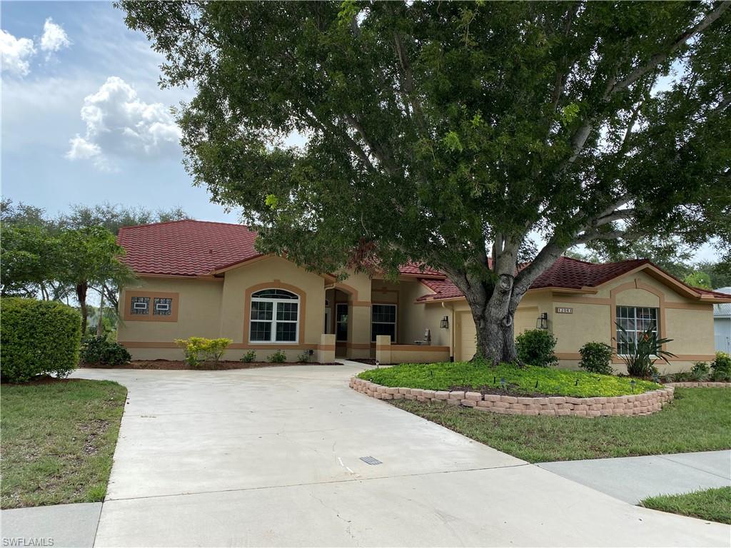 A beautiful home with a beautiful view in the Cross Creek Estates community. Hardwood floors throughout this well maintained, spacious home. Offers three bedrooms, three full bathrooms and one half bath, plus an office. It is a spacious open floor plan with tall sliders to the generously sized screened lanai and sprawling backyard. Granite countertops throughout. The roof is a metal tile, tough as nails and sure to get you through the seasonal weather. The Cross Creek Estates community is gated and loaded with amenities for all ages; Pool, Spa, Tennis, Pickelball, Racquetball, Fitness room, Basketball, Playground and Doggie park. Conveniently located to the RSW airport, i75, Fort Myers Beach and Sanibel Island.