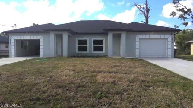 Spacious, bright and inviting 3Bd / 2Ba Duplex with GARAGE
Tiled throughout, wood cabinets in the kitchen and bathrooms; vanities with granite counter top. Laundry room inside the property. Great layout and great location on SW Lehigh Acres, Easy access to Rd 82 and Daniel parkway, close to shopping, parks and many conveniences. Pet friendly. Images maybe of model used for marketing and not the actual unit.