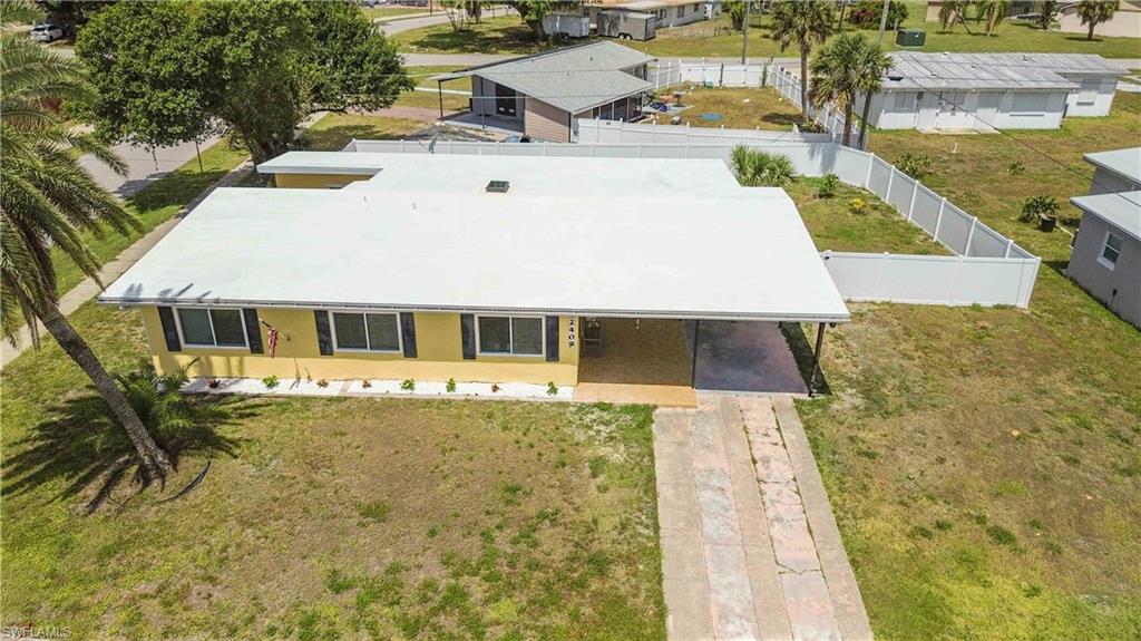 One or more photo(s) has been virtually staged. Welcome to this beautifully maintained 3-bedroom, 2-bath home in the heart of Port Charlotte! Situated on an oversized corner lot, this fully furnished, turn-key property is ready for you to move right in or start generating income immediately. Inside, you’ll love the bright and airy feel created by the open-concept layout and natural light pouring in from the skylight. The kitchen features freshly painted cabinets that add a modern touch while overlooking the spacious living and dining areas—perfect for entertaining guests or enjoying everyday living. Step outside to your large patio and fully fenced backyard, offering plenty of space for outdoor gatherings, pets, or simply relaxing and enjoying the Florida lifestyle. With its inviting layout, desirable upgrades, and move-in-ready convenience, this home is an incredible opportunity for homeowners, seasonal residents, or investors alike. Don’t miss your chance to own this charming Port Charlotte gem!One or more photo(s) has been virtually staged. Welcome to this beautifully maintained 3-bedroom, 2-bath home in the heart of Port Charlotte! Situated on an oversized corner lot, this fully furnished, turn-key property is ready for you to move right in or start generating income immediately. Inside, you’ll love the bright and airy feel created by the open-concept layout and natural light pouring in from the skylight. The kitchen features freshly painted cabinets that add a modern touch while overlooking the spacious living and dining areas—perfect for entertaining guests or enjoying everyday living. Step outside to your large patio and fully fenced backyard, offering plenty of space for outdoor gatherings, pets, or simply relaxing and enjoying the Florida lifestyle. With its inviting layout, desirable upgrades, and move-in-ready convenience, this home is an incredible opportunity for homeowners, seasonal residents, or investors alike. Don’t miss your chance to own this charming Port Charlotte gem!