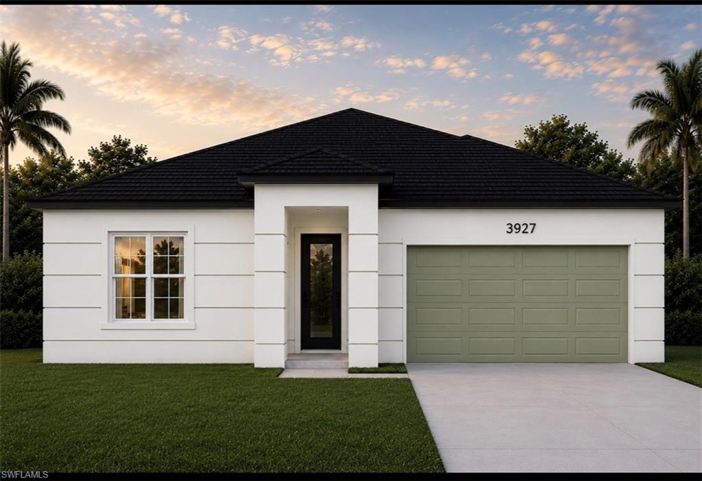 Motivated Seller,Must see this Modern New construction home .Features custom woods cabinets with Beautiful granite countertops .Kitchen has lots of cabinet space and pantry.Beautiful Large Island!Stainless steel appliances included!Beautiful enlarged  Tile flooring throughout home..Home features open concept,great for family gatherings and entertainment!Master Bedroom with his and her closets ,Master bathroom with beautiful tiled walk in shower.Covered Lanai.Home has 3 bedrooms and 2 Bathrooms and a Double car garage and elongated driveway to accommodate large vehicles !!House also has a stem wall!!Central air and heat and ceiling fans!!Impact windows & doors!Approx total 2014 square feet !