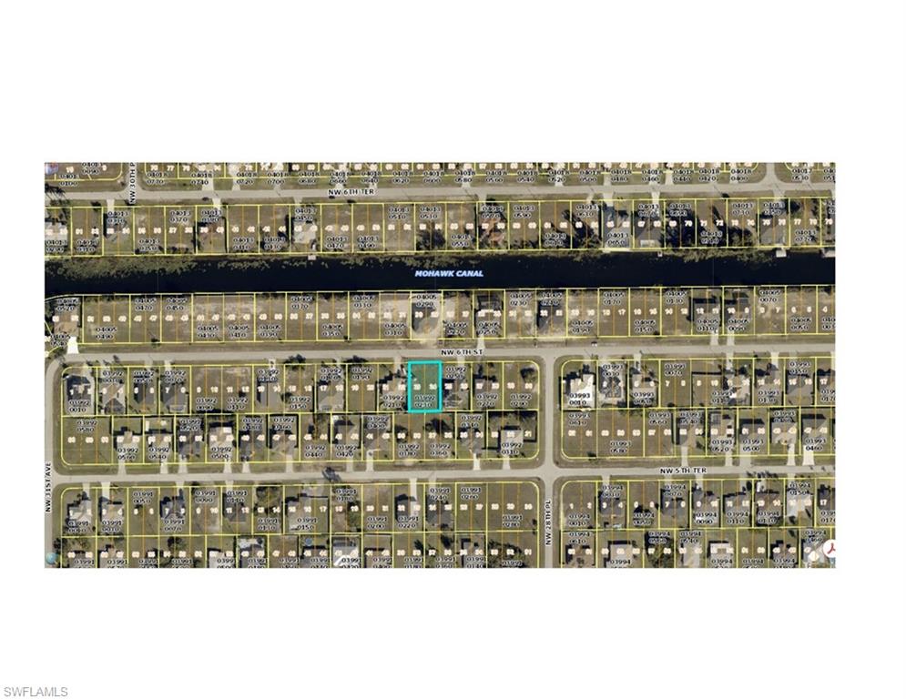This is a rare opportunity to secure a desirable SOUTHERN EXPOSURE CORNER LOT in a sought-after section of Cape Coral. The property is MOSTLY CLEARED AND READY TO BUILD, saving you time and money in site preparation. This property is NOT LOCATED IN A FLOOD ZONE, offering peace of mind for homeowners and reducing long-term ownership costs. The property is flagged by the City of Cape Coral for having possible owl(s) nets. Buyer to verify and do their own due diligence. Corner lots are always in demand because they offer more design flexibility, multiple options for driveways and garages and enhanced curb appeal with exposure on two streets. The SOUTHERN EXPOSURE is one of the most requested orientations in Southwest Florida because it provides full sun across your backyard, lanai and pool area throughout the day. This ensures that your outdoor spaces are bright and inviting for entertaining, gardening or simply soaking up the Florida lifestyle. If you are planning to build a pool, you will appreciate the sunshine that southern exposure delivers all year long, making it the preferred choice for homeowners and builders alike. This lot is positioned directly ACROSS FROM WATERFRONT HOMES AND LOTS. The surrounding area is attractive and well-maintained, giving your new home a beautiful setting and protecting long-term property values. It’s the kind of neighborhood that immediately feels welcoming, yet also offers the investment security that comes from being in an area of quality homes. According to the City of Cape Coral, this property is located within the N7 UTILITY EXPANSION PROJECT. At the time of this listing, the city’s website shows the status “TO BE DETERMINED,” which means future utility improvements are planned but not yet scheduled. Buyers are encouraged to confirm details directly with the City of Cape Coral, but this forward-looking designation is another factor that supports long-term value. The location places you just minutes from shopping, dining, schools, and parks, with convenient access to major roadways that connect you quickly to Fort Myers and beyond. Recreational options are endless, with nearby boat ramps, golf courses and community centers. From this neighborhood, easy drive to beaches of SANIBEL, CAPTIVA AND FORT MYERS BEACH, or spend a day boating, fishing and exploring the GULF OF AMERICA. Living here means being in the heart of one of Florida’s fastest-growing cities. Whether you are ready to build now or prefer to hold the property as a future investment, this SOUTHERN EXPOSURE CORNER LOT offers the features buyers want most—great orientation, a cleared site, a prime location near waterfront homes and future city utilities. Bring your builder, your blueprints and your vision. For the convenience of all parties, Encore! Realty Services requests that all offers be submitted in writing on the most recent Florida Realtors Vacant Land Contract and accompanied by proof of funds. NO verbal offers are accepted.
