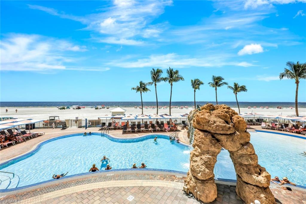 MILLION DOLLAR VIEWS! BEST DEAL ON FT MYERS BEACH! If you are looking for a condo/hotel unit packed with amenities and recently upgraded, this Sanibel View Condo is it! Pink Shell offers owners a unique opportunity for income through the onsite management program and 28 nights of personal use plus year-round access to the resort and all of its amenities, including 3 pools, beach, restaurants, gym, marina and spa. This unit features OCEAN VIEWS, a king size bed, ocean front balcony, kitchenette, and full resort style bathroom. Enjoy the beach without the hassle via the condotel program! Call today for your showing!