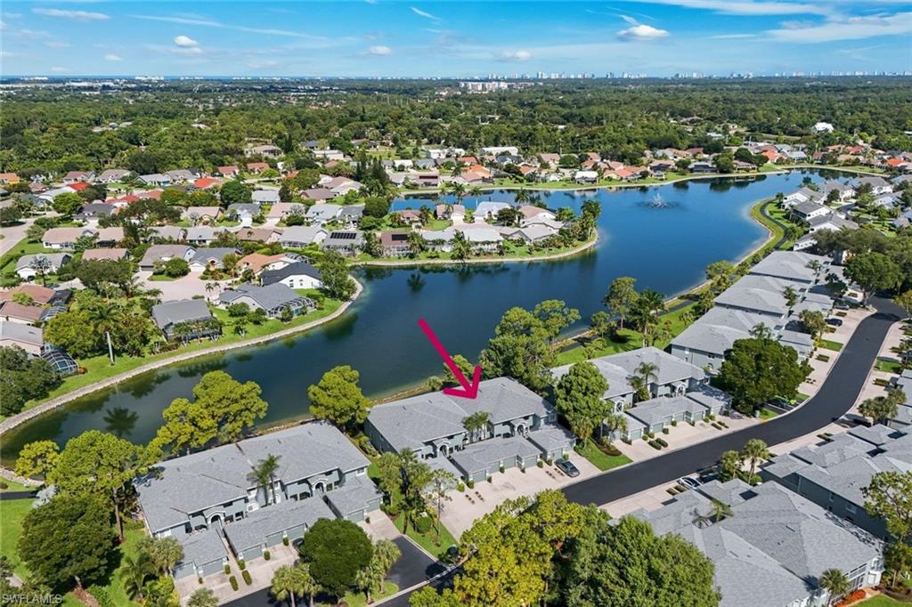 Welcome to Berkshire Lakes! Ideally located just minutes from beaches, restaurants, and culture, this vibrant community keeps you active with pickleball, tennis, a sparkling pool, a welcoming clubhouse, and extensive, scenic walking trails, just outside your door, surrounding Berkshire and Belville Lakes.
This beautifully updated, turnkey 2BR condo features a fresh coastal design with shaker-style cabinetry, granite countertops, stainless steel appliances, plantation shutters, and beautifully updated bathrooms. Your spacious screened lanai provides tranquil lake views and truly spectacular Naples’ SUNSETS! Also included is your personal 1-car garage plus an additional space on the driveway. New Waterford is a PET FRIENDLY neighborhood. Each owner may have one pet with a 40lb weight limit for dogs. 
RECENT improvements to the home in the past year, which provide added peace of mind and value, include a new HVAC system, a new oven/range, a new microwave, a new washer and dryer, new primary bedroom furniture with a new premium king mattress, new twin beds, a new dining table and chairs, new barstools, AND… a new roof was installed in 2023.  This delightful home is a real treasure!