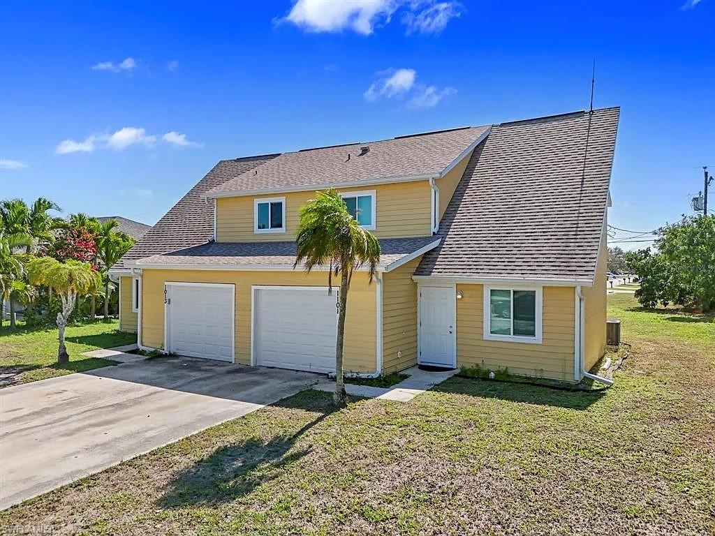 Investor Special! Ask us about free management!

What a unique property with a 2 story duplex layout! Located in a convenient Cape Coral neighborhood near City Hall and area hospitals, this spacious duplex offers comfortable living with easy access to major services, dining, and everyday conveniences. Featuring a well-designed layout with a convenient half bath on the main floor for guests and two full bathrooms upstairs, providing privacy and functionality for daily living.

Recently and professionally updated with modern finishes, this home will wow your friends and family. Recent upgrades over the past two years include new HVAC system, new hot water heater, new storm windows, and new overhead garage door with remotes, ensuring efficiency and peace of mind for tenants.

The property also features an oversized backyard with plenty of room to enjoy outdoor living, whether relaxing or entertaining. 

Both units ready to rent!

*Several exterior photos have been virtually staged*