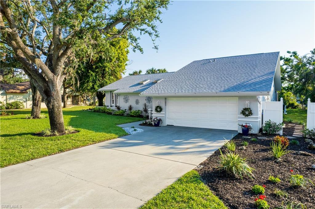 Completely Remodeled Pool Home within Minutes to Sanibel! No detail has been spared in this luxurious beauty with open floor plan & high ceilings...gorgeous open kitchen with top-of-the-line appliances, beautiful granite, backsplash and large breakfast/cocktail bar, plus a newly added formal dining room...perfect for entertaining! Full remodel also includes a new roof, new impact windows, door & sliders, beautiful new bathrooms, luxury vinyl flooring, plush carpeting and all new lighting & fan fixtures throughout! The brand-new heated pool features a sun deck & spa and the large, expanded lanai with new decking and screening are perfect for your outdoor entertaining! Step out to the lush, manicured yard overlooking a scenic creek with exquisite vegetation, or sit out front and enjoy your morning coffee among your gorgeous wild oaks & beautiful landscaping!  McGregor Woods is a beautifully vegetated, active community with tennis & pickle ball, ideally located within biking distance to Bunche Beach and minutes to the Sanibel Cswy! You have found your new piece of paradise...this beauty has been beautifully, and lovingly transformed and it is waiting for you to call it "my new home!"