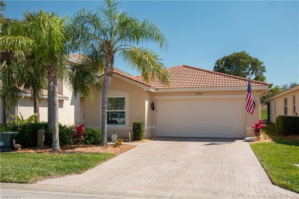 THIS GORGEOUS SINGLE STORY LILY MODEL IS READY FOR A NEW OWNER! From the moment you walk up to this home you will notice pride of ownership! Extended lanai! Impact windows and Upgraded Landscaping. The Kitchen has a breakfast bar, granite counter-tops and upgraded kitchen cabinets. With almost 1,600 square feet of living space this 3 bedrooms/2 Full bath home makes for a perfect starter home, 2nd home or retirement home. Botanica Lakes is one of SW Florida's most exciting communities offering an incredible lifestyle and a great value, too! Botanica Lakes features over 100 acres of open space and natural preserves and 32 acres of lakes in a prime location off the Treeline Corridor. Botanica Lakes has something for everyone. HOA offers tons of services including Lawn/Land Maintenance, High Speed Internet, Basic Cable, Alarm Monitoring, 24 Hour Manned Gate, Recreation Facilities Etc.