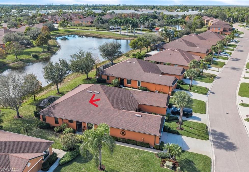 HURRY... PRICED TO SELL!

Welcome to 3717 Pino Vista Way in the highly sought-after, gated community of Terra Vista in Estero! This stunning lakefront paired villa lives like a single-family home, offering the perfect combination of privacy, spaciousness, and low-maintenance living.

Built by Kimball Hill Homes, this rarely available Bonaire floor plan features 2 spacious bedrooms, a large den that can easily serve as a third bedroom or home office, and 2 full bathrooms. Recent upgrades include Lifeproof Pergo flooring, an expanded screened lanai with a retractable awning, decorative tile backsplash, Wi-Fi thermostat, upgraded luxury lighting, and a freshly painted exterior.

The bright, open kitchen is perfect for entertaining, offering extra-tall wood cabinetry, upgraded black stainless-steel appliances, a walk-in pantry, and a sunny breakfast nook. The split-bedroom design provides exceptional privacy, while the primary suite overlooks the tranquil lake and features a walk-in closet, garden tub, and separate walk-in shower.

Step outside to your covered lanai and enjoy peaceful lake and fountain views, spectacular sunsets, and beautifully landscaped surroundings. Additional highlights include abundant storage, walk-in closets, and an oversized attached two-car garage.

Located west of US-41 yet NOT in a Flood Zone (Zone X--no flood insurance required!) and with no history of flooding, Terra Vista offers a community pool, clubhouse, sundeck, barbecue area, low HOA fees, and no CDD.

Enjoy an unbeatable location just minutes from beaches, Coconut Point, Miromar Outlets, FGCU, Hertz Arena, RSW International Airport, and convenient access to both US-41 and I-75.

Don't miss this exceptional opportunity—schedule your private showing today and discover why this beautiful Estero villa is the perfect place to call home!