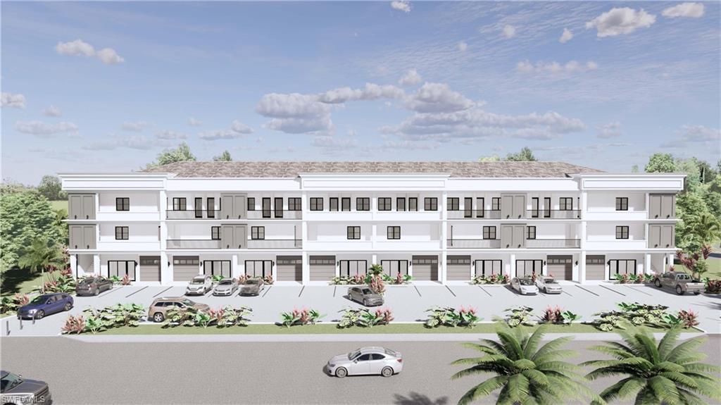 Entitled land with approved plans for a mixed-use development featuring workforce housing and commercial contractor suites. This property is zoned RD (confirm zoning for uses) and presents a prime opportunity for developers and investors. The project comprises 27 workforce housing units, designed to meet the growing demand for affordable housing and offering well-planned and comfortable living spaces. 8 versatile contractor suites are available on the lower level. Private stairways lead to upper-level living spaces, perfect for those seeking a live-work lifestyle. The connecting door can be securely locked, allowing separate tenants to occupy the living space and contractor suite independently if needed. Located in the Opportunity Zone, this property offers excellent tax benefits, as well as access to public transportation, major highways, and local amenities, making it an attractive location for both residents and commercial tenants. The nearby schools, parks, restaurants, and healthcare facilities further enhance the appeal, ensuring a high quality of life for future residents. The property's design supports community impact, fostering a vibrant and integrated environment. The property is deed-restricted under the Live Local Bill, requiring 40% of units to be rented to tenants earning less than 120% of the area median income (AMI). As of April 2024, Cape Coral's AMI is $88,800. Buyers have options: 1) Acquire the entitled lot ($995,000) and building plans to build under their own contractor and financing 2) Use Curran Young and the current construction estimate: $250/sf. Pre-construction pricing is subject to change. Specifications, features, and availability may be modified prior to contract. Property is currently undeveloped and not subject to any lease or rental agreements. Buyer is responsible for securing any future tenants or rental arrangements.