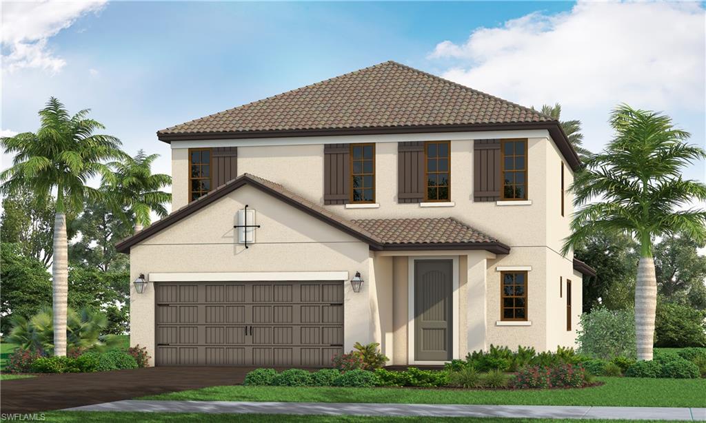 New HERITAGE Single Family Home by Neal Communities in SKYSAIL is Ready Now! This single-family home is a 4-bedroom plus loft, 2.1 bath, 2 car garage home. UPGRADES THROUGHOUT! Gourmet kitchen package, quartz counters, upgraded 42"cabinets, stainless steel appliances, IMPACT WINDOWS/DOORS, 8-ft doors and a beautiful lanai. SkySail is beautiful community offering a clubhouse, tennis and pickleball courts, walking stations and work out stations, 2 pools, a fitness room, outdoor gaming area, fishing pier and fire pit. There are two dog parks. Skysail is a natural gas community! This home is built on lot 415. *Photos are of Heritage Model * Not of actual home. Images are not an exact representation of this feature home and the feature home will no be sold furnished.