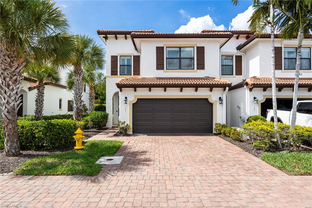 Located in the desirable gated community of Villa Medici, this beautifully maintained Mediterranean-inspired corner-unit townhouse offers 3 bedrooms, 2.5 baths, and a spacious 2-car garage.
This light and bright home features numerous upgrades throughout, including plantation shutters, tile and luxury vinyl plank flooring, quality cabinetry, and an upstairs laundry room complete with a utility sink. The oversized 2-car garage also includes a retractable screen door for added functionality and ventilation.
The spacious owner’s suite features a large walk-in closet and an en-suite bath with dual vanities, a soaking tub, and separate shower. Two additional guest bedrooms and a hall bath with tub/shower combination are located upstairs.
Enjoy privacy and outdoor living from the large screened-in patio overlooking lush landscaping.
Villa Medici is a well-maintained, pet-friendly community conveniently located near HealthPark Medical Center, beaches, shopping, dining, and entertainment. Community amenities include a resort-style pool, fitness center, and clubhouse.