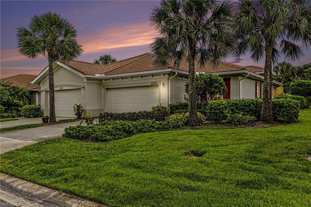 Welcome to this beautifully maintained WCI-built home in Pelican Preserve. This attached villa offers a screened lanai with a private pool overlooking the golf course, providing a peaceful setting to relax and enjoy the view.

Inside, the open floor plan features an upgraded kitchen with newer cabinetry, granite countertops, stainless steel appliances, and a pantry for additional storage. The living and dining areas are filled with natural light and designed for comfortable everyday living.

Pelican Preserve offers an exceptional amenity package including indoor and outdoor pools, fitness center, tennis, pickleball, softball field, dog parks, movie theater, restaurants, walking and biking paths, and a full calendar of social activities. Optional golf memberships are available for the community's 27-hole golf course. Conveniently located near shopping, dining, Southwest Florida International Airport, and Gulf Coast beaches.