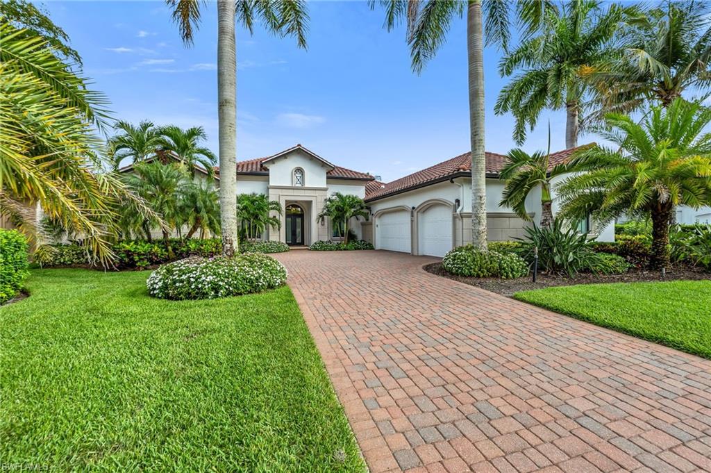 Nestled on a premier peninsula homesite within the highly sought-after Murano neighborhood of Miromar Lakes Beach & Golf Club, this exceptional waterfront estate offers the perfect blend of luxury, comfort, and effortless lakefront living. With direct access to Miromar’s 700 acres of freshwater lakes from your private dock and boat lift, the property enjoys an enviable setting surrounded by sparkling water views and beautiful southern exposure. Designed for both everyday living and grand-scale entertaining, the residence features 4 spacious bedrooms plus a private den, 4 full baths, and 1 half bath. Vaulted ceilings, refined architectural details, and an open-concept floor plan create a bright and inviting atmosphere throughout. Expansive pocketing sliders seamlessly connect the indoor living spaces to the spectacular outdoor retreat, complete with a resort-style pool and spa, outdoor kitchen, multiple dining and lounging areas, and panoramic waterfront vistas. The well-appointed kitchen serves as the heart of the home, offering a large center island, generous storage, and effortless flow into the formal and casual living spaces. A dedicated home office with custom built-in cabinetry provides an ideal work-from-home environment, while the luxurious primary suite offers a private sanctuary with direct access to the lanai and pool area. Meticulously maintained and truly move-in ready, the home has been extensively updated and serviced, including a new gas pool heater (2026), serviced boat lift with new dock bumpers (2026), newly serviced sliding glass doors with upgraded rollers (2026), serviced outdoor grill systems (2026), new blackout blinds in guest suites, regularly maintained HVAC systems, annual tankless water heater service, refreshed landscape and exterior lighting, professionally cleaned sewer lines, and newly installed smoke and carbon monoxide detectors throughout. Residents of Miromar Lakes enjoy an unparalleled amenity package, including 700 acres of freshwater lakes for boating, water skiing, and paddleboarding, three miles of private white-sand beach, a full-service marina, beachfront dining at the Blue Water Beach Grill, a world-class spa and fitness center, tennis, pickleball, concierge services, and a vibrant social calendar. Optional membership opportunities are available at the Arthur Hills Signature Championship Golf Course. A rare opportunity to own a meticulously maintained waterfront residence in one of Southwest Florida's most distinguished luxury communities.