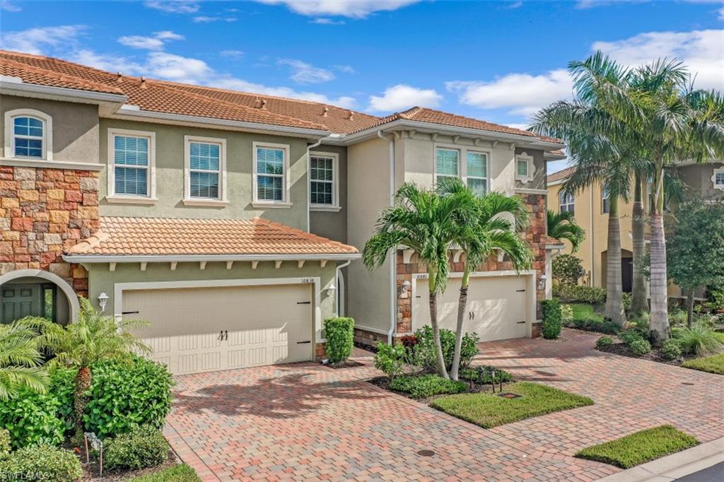 This one of a kind FURNISHED townhome is 1826 square feet of air conditioned space with a total of 2345 square feet. This home has 3 bedrooms featuring an OVERSIZED Master bedroom with an on-suite bathroom. All the bathrooms have beautiful granite countertops. In the kitchen we offer granite countertops, 42 inch cabinets and stainless steel appliances. It is open to the great room which makes it great for entertaining! A wonderful screened Lanai features pavers with a beautiful lake and fountain view while looking at the pool action. You are footsteps from the clubhouse, fitness center and pool. Cordera has exquisite landscaping throughout the community. This outstanding location near i75 on Imperial Parkway provides easy commuting & quick access to the social amenities that make living in Southwest Florida so special. MINUTES AWAY you will find the beautiful beaches along the Gulf of Mexico, spectacular golf fairways, outstanding shopping and dining at Coconut Pointe Mall and the wide variety of attractions involving the arts, professional sports, nightlife, entertainment and more.