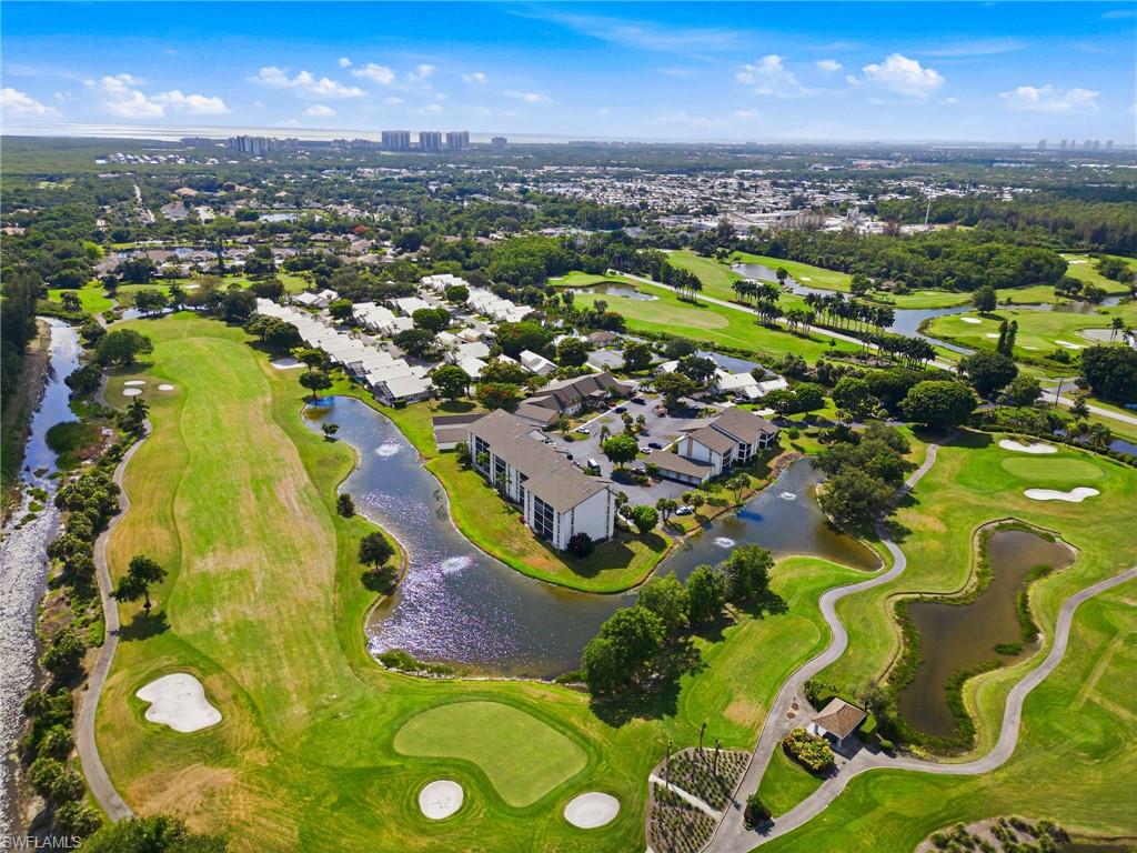 Experience the perfect blend of luxury, location, and lifestyle in this beautifully renovated third floor end unit condo overlooking serene lakes and lush golf course views. Nestled within the highly sought-after Imperial Golf Estates, this sun-filled 2 bedroom, 2 bathroom residence features coveted southern exposure and is just minutes from Southwest Florida's most beautiful white-sand beaches, as well as world-class shopping, dining, and entertainment. Conveniently located just off of US-41, with easy access to Mercato, Waterside Shops, Coconut Point and much more.

Move right in this fully updated and upgraded condo where no detail was overlooked and start enjoying the Imperial Golf Estates lifestyle. Upgrades include an open floor plan, designer-inspired interior features, custom cabinetry, quartz countertops, wood-plank tile flooring throughout, shiplap accent walls, tall baseboards, built-in closets, and a suite of updated appliances including a wine cooler and refrigerator drawers. Major system upgrades provide peace of mind, including impact-resistant windows, a newer roof on the building(2018), new plumbing, HVAC system, and water heater in 2022. A detached one-car garage with epoxy flooring adds convenience and additional storage.

Beyond the home itself, residents enjoy an exceptional Naples lifestyle with access to a community pool and spa, tennis courts, barbecue area, social room, and miles of scenic walking, jogging, and biking paths winding through lakes, preserves, and golf course vistas. Located within a 24-hour guard-gated community, this residence offers the flexibility of optional golf and social memberships, allowing you to enjoy the country club lifestyle on your terms. Whether you're seeking a full-time residence, seasonal retreat, or investment opportunity, this move-in-ready condo delivers the very best of North Naples living.