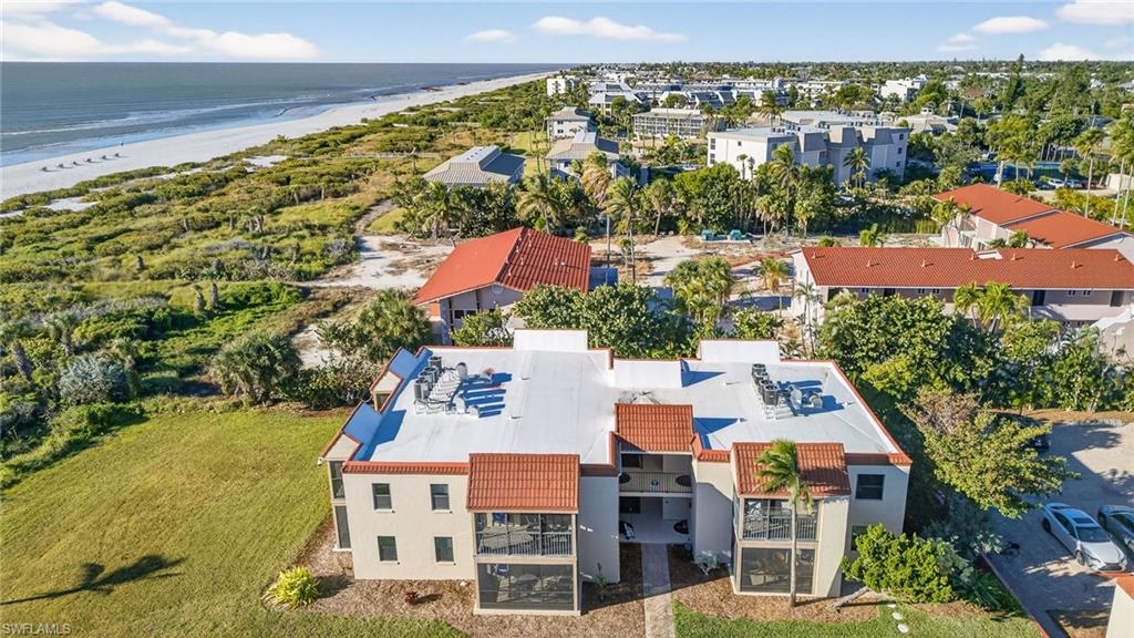 Located within the Gulf-front community of Sanibel Moorings, this inviting 1-bedroom, 1-bath condo offers the perfect blend of relaxed island living and income-producing potential. Thoughtfully designed for comfort and ease, the residence features an open living and dining area with soft coastal tones, plantation shutters, and a welcoming layout ideal for everyday enjoyment or vacation stays.

The well-equipped kitchen flows seamlessly into the dining space, making it easy to entertain or enjoy quiet evenings in. The spacious bedroom provides a peaceful retreat after a day spent on the beach, while the screened lanai offers a tranquil spot to enjoy tropical breezes and lush surroundings; perfect for morning coffee or unwinding at the end of the day.

Sanibel Moorings is a well-established Gulf-front resort community known for its beautifully landscaped grounds and outstanding amenities, including an on-site rental and management office, resort-style pool, tennis and pickleball courts, clubhouse, and direct access to miles of shell-laden white-sand beach; a hallmark of Sanibel Island living. Situated on the east end of Sanibel Island, the location provides convenient access to island shopping, dining, bike paths, and the historic Sanibel Lighthouse, while still offering a peaceful coastal escape.

Whether you’re searching for a personal island getaway, a lock-and-leave vacation home, or a turnkey rental opportunity in one of Sanibel’s most desirable Gulf-front communities, this condo delivers the lifestyle and flexibility that make Sanibel Island so special.