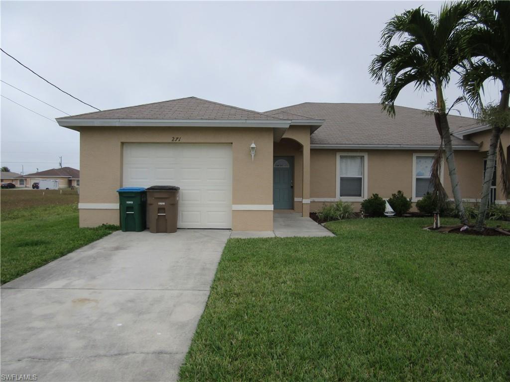 Move into the well sort after area of South West Cape Coral! Enjoy this three bedroom, two bathrooms, one car garage with a screened in lanai for your family. You will be a stone throw away from Sun Splash on Santa Barbara Blvd. Conveniently located near all shopping. Don't miss out on this opportunity to enjoy the Southwest Florida lifestyle!
