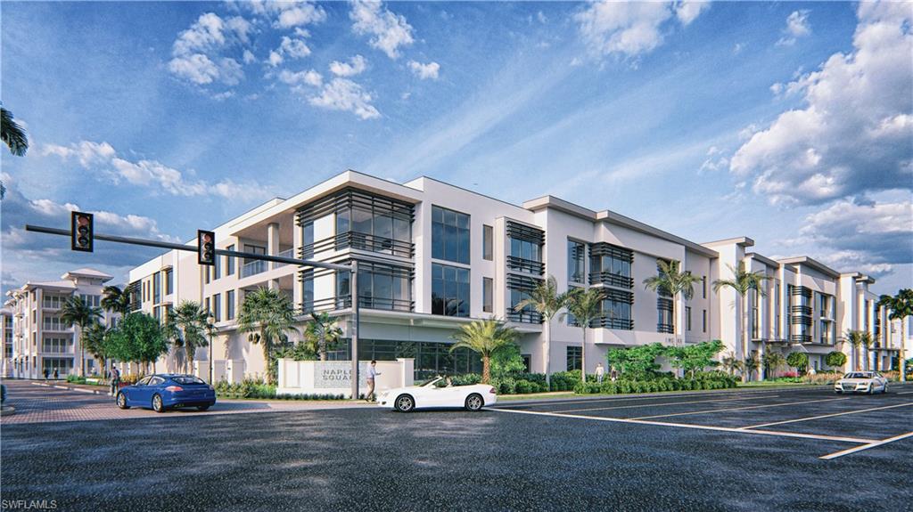 One or more photo(s) has been virtually staged, AI generated or rendered.  Welcoming Owners in 2026! The newest jewel in the Naples Square collection. Fifteen boutique luxury residences embodying the pinnacle of designer living. Floor plans boasting 2,693 – 5,711 square feet of living space, each with contemporary open designs and the finest in luxury finishes – with state-of-the-art appliances and designer cabinetry, premium hardware and exquisite flooring. Two to five bedroom offerings with an expansive lap lane pool, spa, fire table, and outdoor entertaining and grilling areas. Come inside to a beautifully designed Social Room and Fitness Center with tranquil Yoga Room. You'll find ample space in each residence with 11'4' ceilings, spacious private terraces with gas grills, and exclusive rooftop terraces for residences located on the third floor. Each residence has a private garage located within a secure parking entry.